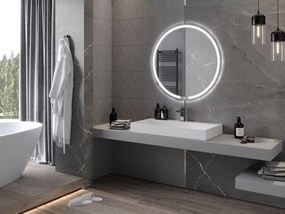 Mexen Rose, LED kúpeľňové zrkadlo s podsvietením 90x90 cm, 6000K, ochrana proti zahmlievaniu, 9810-090-090-611-00