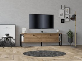 TV stolík/skrinka Satadu 2 (orech) . Akcia -22%. Vlastná spoľahlivá doprava až k Vám domov. 1095188