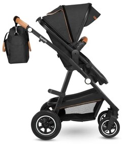 Lionelo - Kombinovaný kočík 2v1 AMBER Grey Graphite