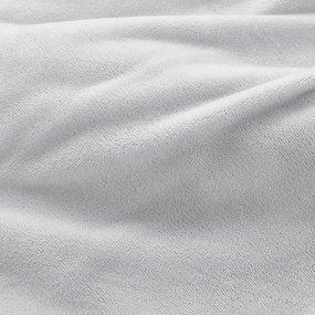 Goldea mikroplyšová elastická plachta deluxe – svetlo sivá 180 x 200 cm