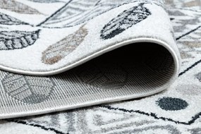 Dywany Łuszczów, Detský kusový koberec Fun Teepee cream, 80x150, šedá, detská izba