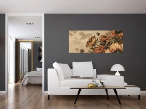Obraz - Včelia lúka II. (120x50 cm)