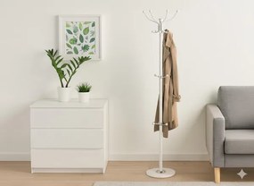 Stojanový vešiak KAZER biely LOF5349