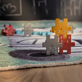 Obsession, Kusový koberec My Greta 614 zebra, 115x170, zelená, detská izba