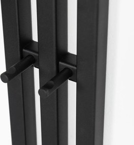 Čierny kovový nástenný vešiak 65 cm Senza – Spinder Design