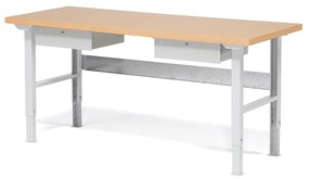 Dielenský stôl Robust s 2 zásuvkami, 2000x800 mm