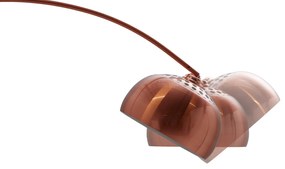 Stojacia lampa Big Bow medená 170-210cm