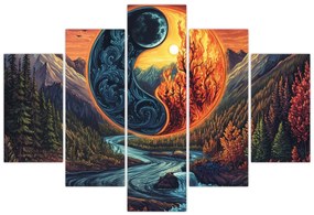 Obraz - Živly (150x105 cm)