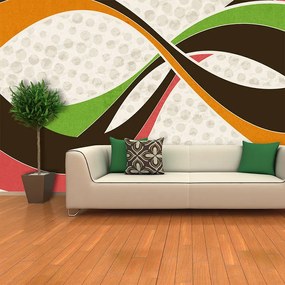 Sablio Tapeta Retro abstrakcia - 208x125 cm