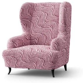 Bielastické poťahy BRILLANTE bordó kreslo ušiak (š. 60 - 110 cm)