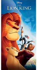 Detská osuška Leví kráľ Simba a priatelia70x140 cm