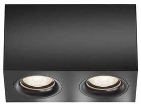 Maytoni C013CL-02B - Bodové svietidlo SLIM 2xGU10/50W/230V čierna