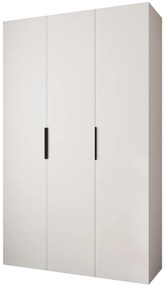 Šatníková skriňa 150 cm Carmela 40-4 (biela + čierna). Akcia -20%. Vlastná spoľahlivá doprava až k Vám domov. 1126653
