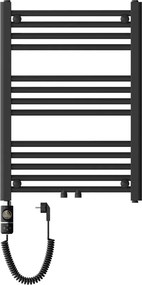 Mexen Mars, elektrické vykurovacie teleso 700 x 500 mm, 300 W, čierna, W110-0700-500-2300-70