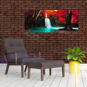 Obraz - Vodopád (120x50 cm)