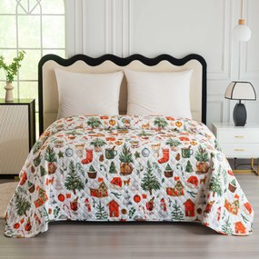 Prehoz na posteľ FESTIVE MAGIC, farebný Rozmer: 170 x 210 cm