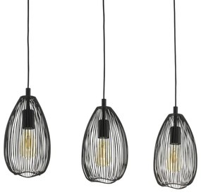 Eglo 49142 - Luster na lanku CLEVEDON 3xE27/60W/230V