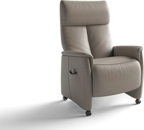 XXXLutz RELAXAČNÉ KRESLO, koža, sivá Sit & More - Online Only obývacie izby - 0001440324J3