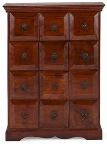 furniture-nabytek.cz - Masivní komoda lékárníka Texas z akácie, lakovaná, hnědá