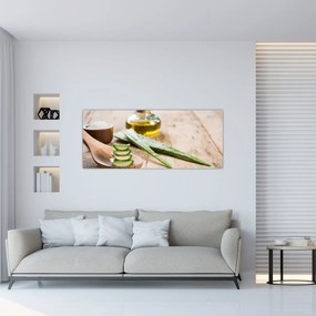 Obraz - Aloe vera (120x50 cm)