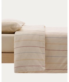 Béžové detské obliečky do postieľky z Bio bavlny s plachtou 110x180 cm Indani – Kave Home