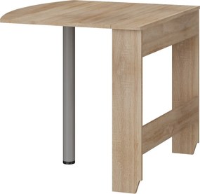 Rozkladací jedálenský stôl Elston 6 (dub sonoma svetlá) (pre 2 osoby). Vlastná spoľahlivá doprava až k Vám domov. 746439