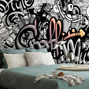 Samolepiaca tapeta moderné graffiti umenie