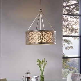 Feiss FE-ARABESQUE4 - Luster na tyči ARABESQUE 4xE27/60W/230V zlatý