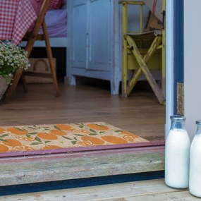 Rohožka z kokosového vlákna 40x120 cm Orange – Artsy Doormats