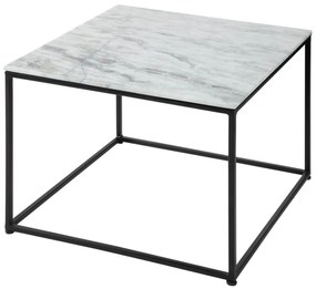 Konferenčný stolík Elements 50cm mramor biely