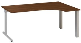 Ergonomický stôl ProOffice C 180 x 120/80 cm, pravý, orech
