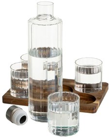 Súprava karafy a pohárov v prírodnej farbe 1 l Linea Duo – Casa Selección