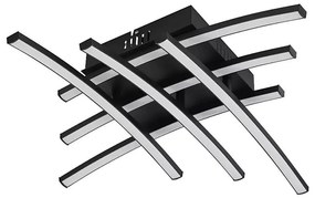 Eglo 79747 - LED stropné svietidlo BERYL LED/25,2W/230V 4000K čierne