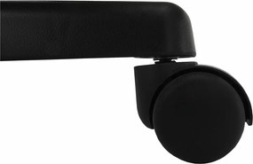 Detská stolička na kolieskach Gofy - ružová / vzor / čierna