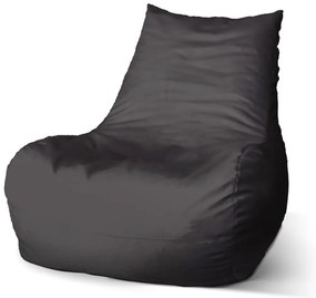 Sedací vak Bean charcoal - detský, antracit