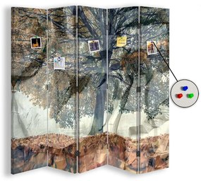 Gario Paraván Tajomný strom Rozmery: 180 x 170 cm, Prevedenie: Korkový paraván