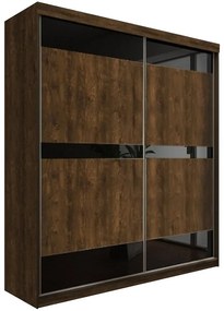 Skriňa Top 16 200 tmavý jaseň