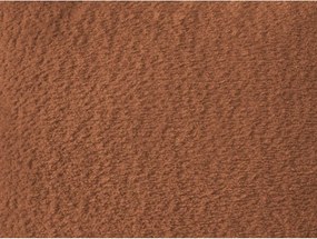 Oranžová rohová pohovka z textílie buklé (ľavý roh/s leňoškou) Azra – Bobochic Paris