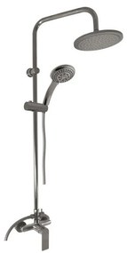 RAV Slezák NL182.5/7-1MGK - Sprchová súprava s batériou NIL, kartáčovaná sivá