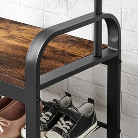 Stojan na kabáty s botníkom HSR400B01