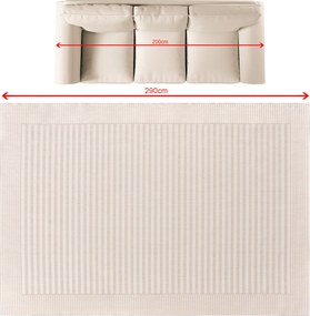 Koberec Lunara cream 200x290 cm