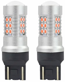 LED žiarovky CANBUS 24SMD 3030 1157 T20 7443 21/5W Červená 12V/24V