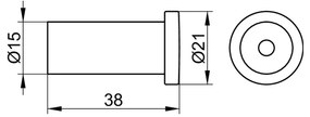 Keuco Collection Plan - Háčik 38 mm, chróm 14916010000