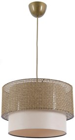 Závěsný lustr Coral béžový/krémový
