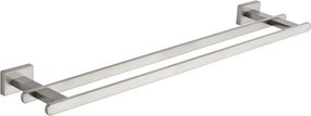 Mexen Arno, dvojitý vešiak na uterák, brúsená oceľ, 7020725-97