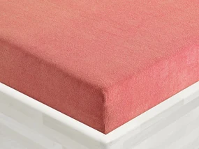 Froté napínacie prestieradlo FR-001 Koralové 180 x 200 - výška 20 cm
