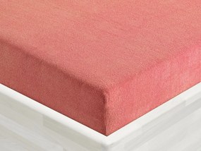 Froté napínacie prestieradlo FR-001 Koralové 90 x 220 - výška 20 cm