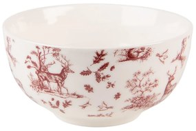 Porcelánová miska na polievku Pretty Forest - Ø 14*7 cm / 500 ml