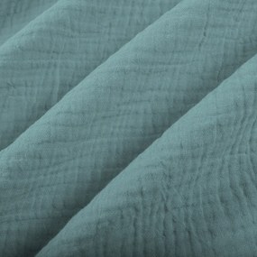 Biante Mušelínová obliečka na vankúš MSN-050 Pastelovo modrozelená 50 x 60 cm