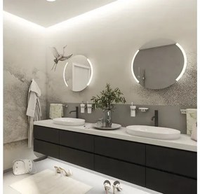 Guľaté zrkadlo do kúpeľne s LED osvetlením Nimco 60x60 cm ZP 16000R